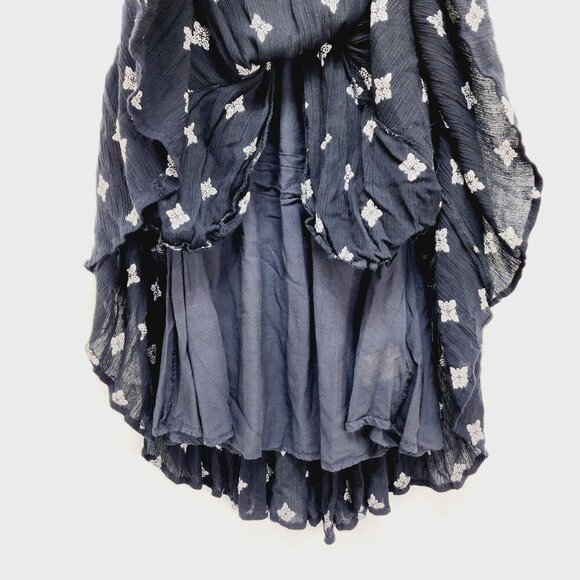 Free People Dress Womens Sleeveless Black & White Print Rayon Blend Size S - Picture 9 of 13